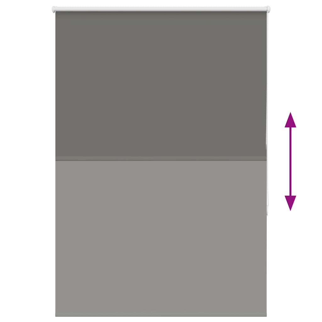 vidaXL Jaluzea cu role opace gri 95x175 cm lățime țesătură 90,7 cm vidaXL Jaluzea cu role opace gri 95x175 cm lățime țesătură 90,7 cm