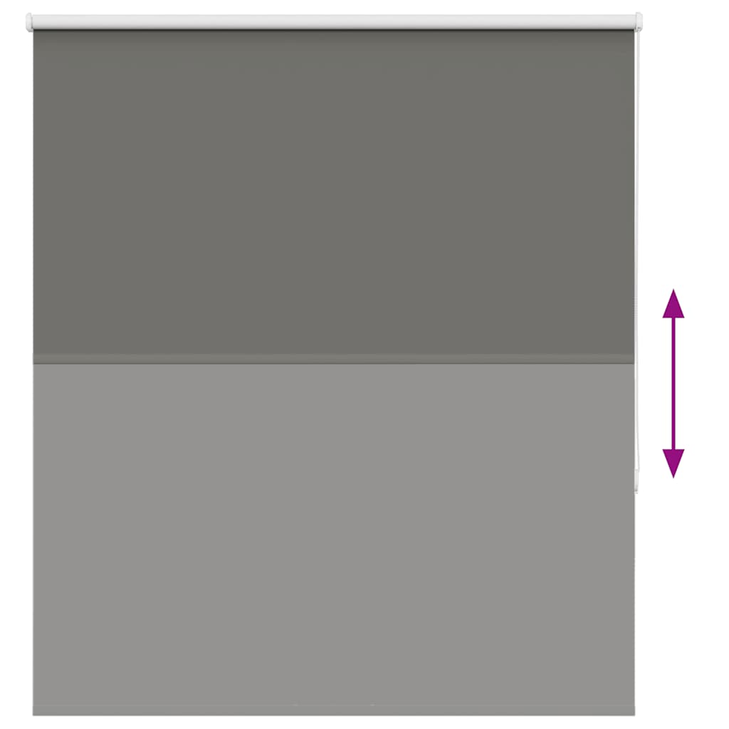 vidaXL Jaluzea cu role opace gri 125x175 cm Lățime material 121,6 cm