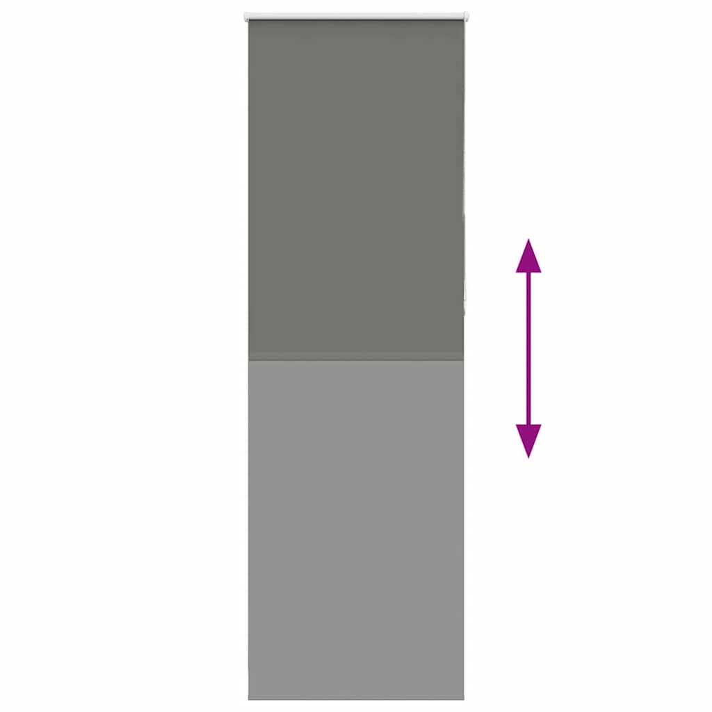 vidaXL Jaluzea cu role opace gri 75x210 cm lățime material 70,7 cm