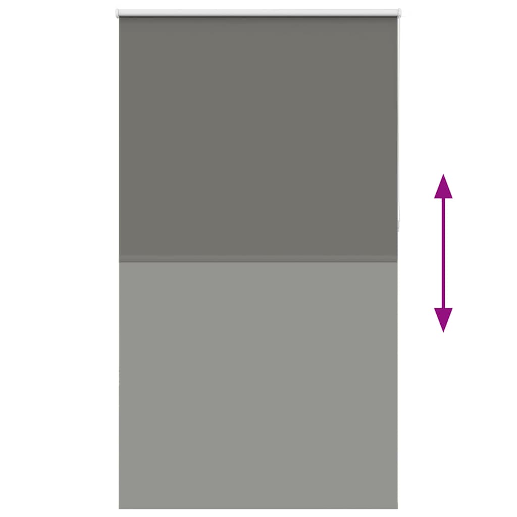 vidaXL Jaluzea cu role opace gri 130x210 cm lățime material 126,6 cm