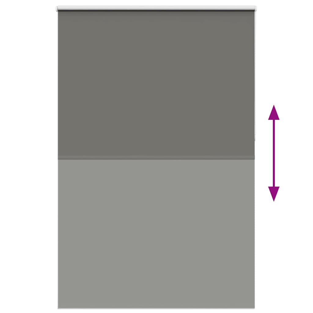 vidaXL Jaluzea cu role opace gri 150x210 cm Lățime țesătură 146,6 cm