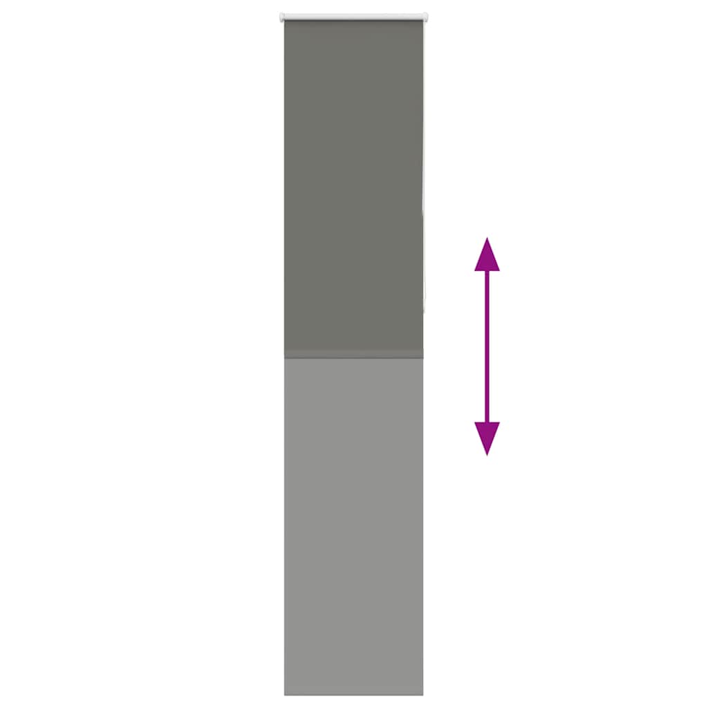 vidaXL Jaluzea cu role opace gri 60x230 cm lățime material 55,7 cm