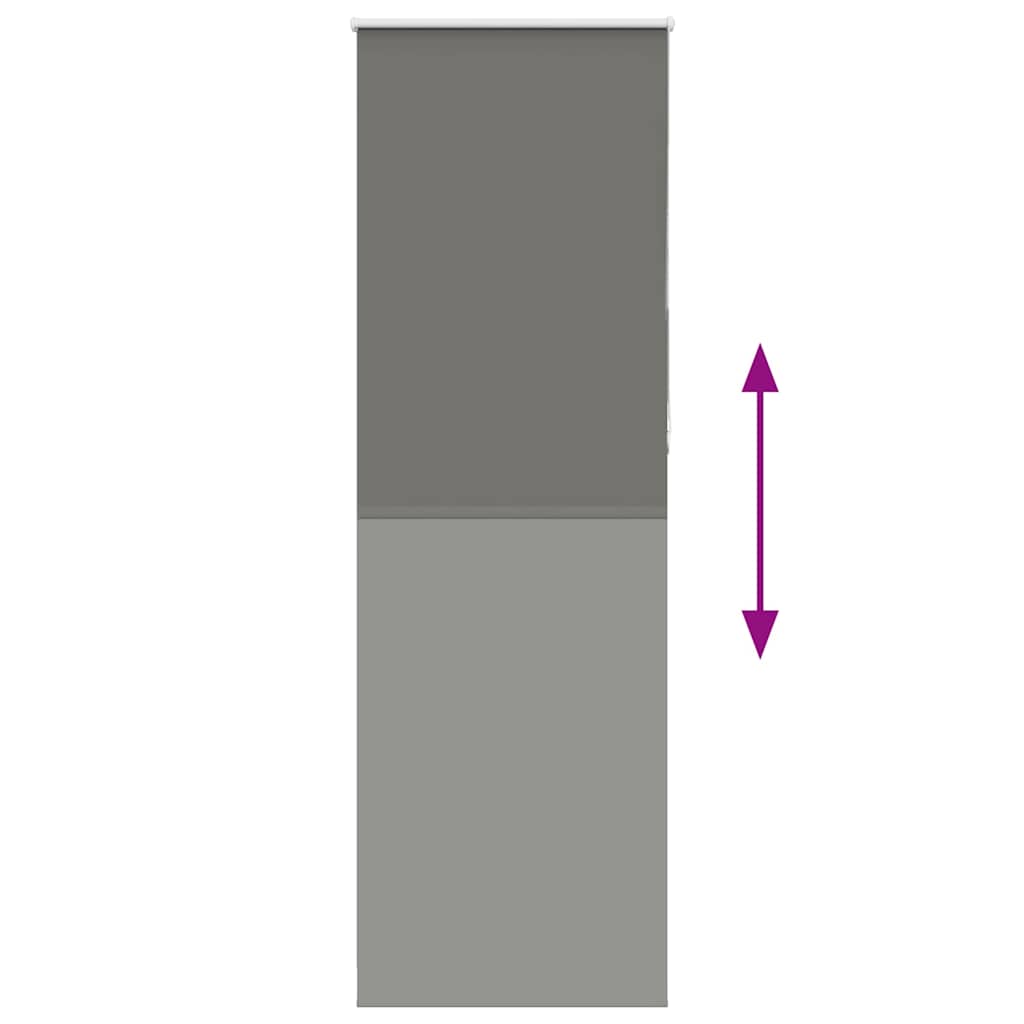 vidaXL Jaluzea cu role opace gri 70x230 cm lățime material 65,7 cm