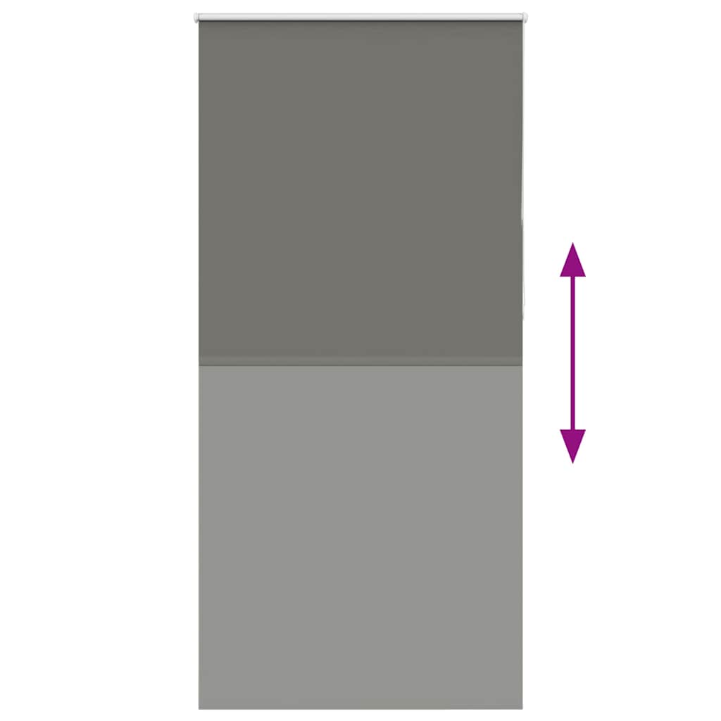 vidaXL Jaluzea cu rolă opaca gri 105x230 cm Latime material 100,7 cm