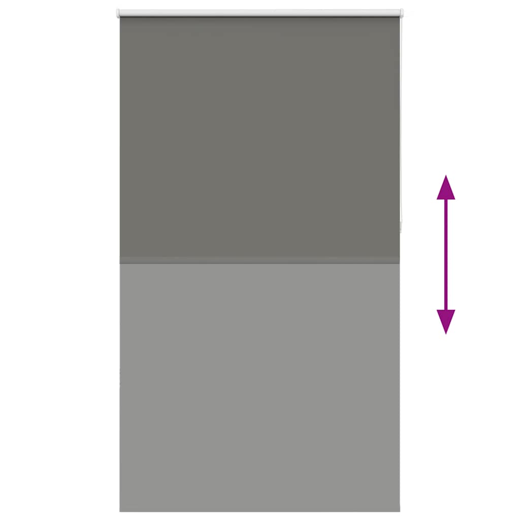 vidaXL Jaluzea cu rolă opaca gri 135x230 cm Latime material 131,6 cm