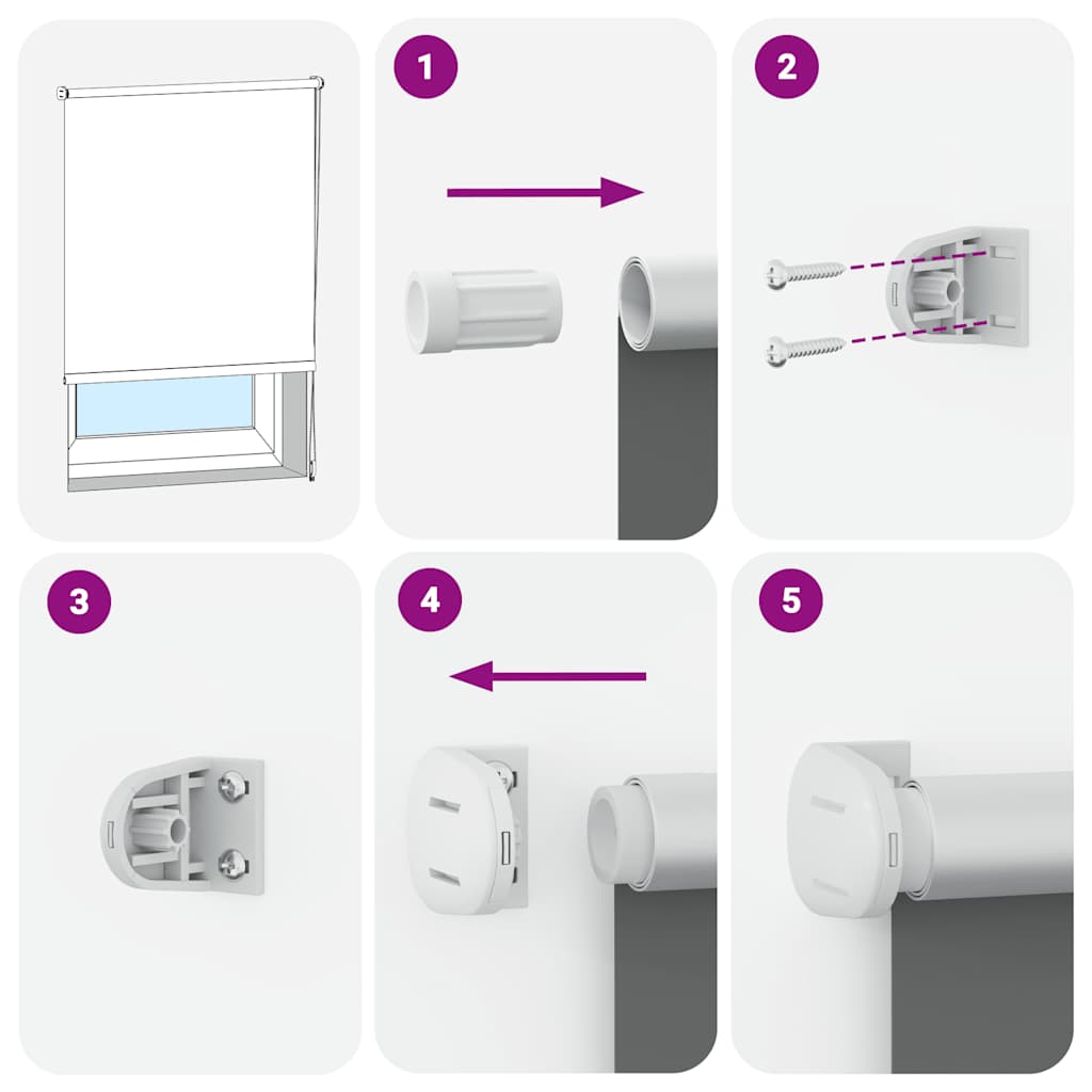 vidaXL Jaluzea cu role opace 90x210 cm Lățime material 85,7 cm vidaXL Jaluzea cu role opace 90x210 cm Lățime material 85,7 cm