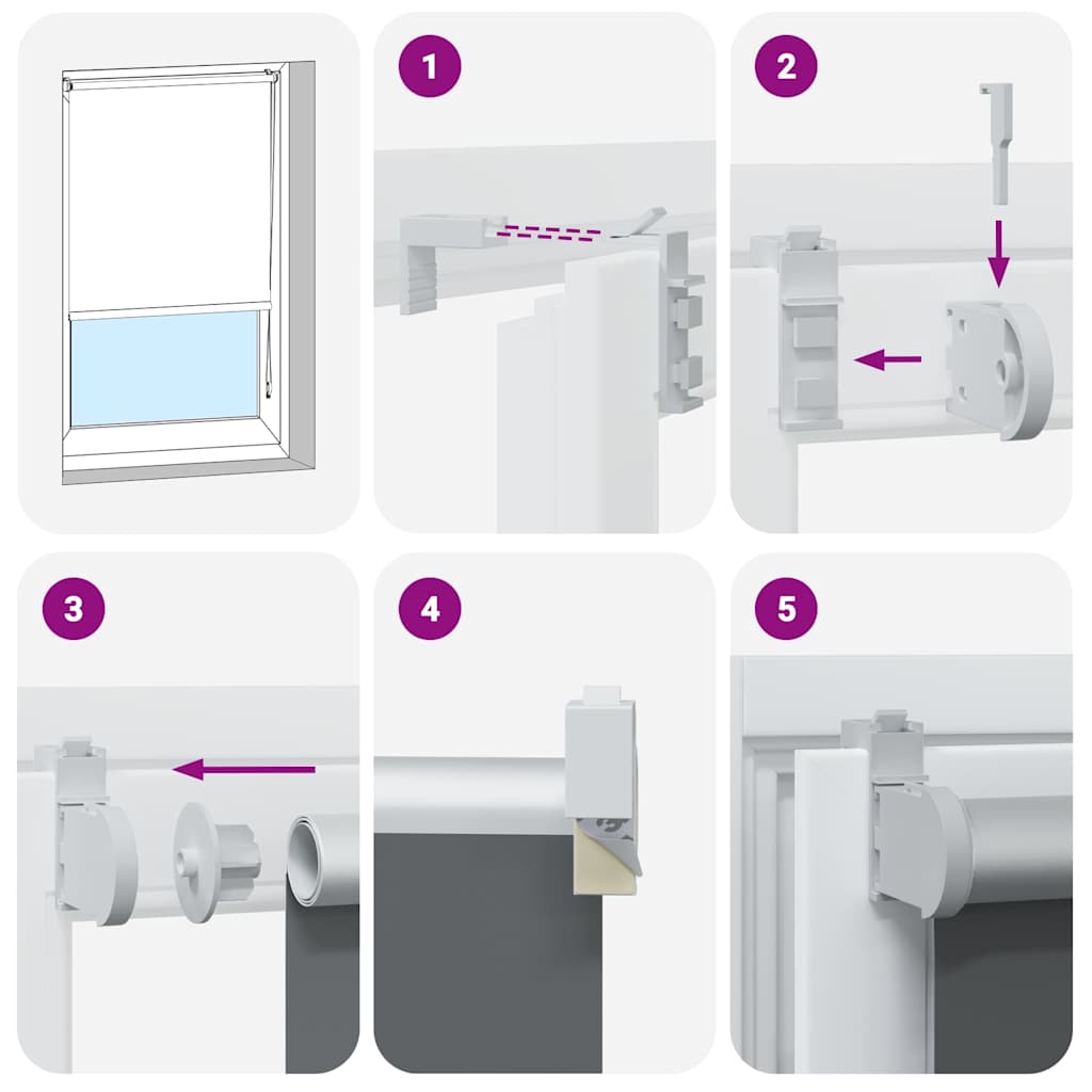 vidaXL Jaluzea cu role opace 155x210 cm Lățime material 151,6 cm vidaXL Jaluzea cu role opace 155x210 cm Lățime material 151,6 cm