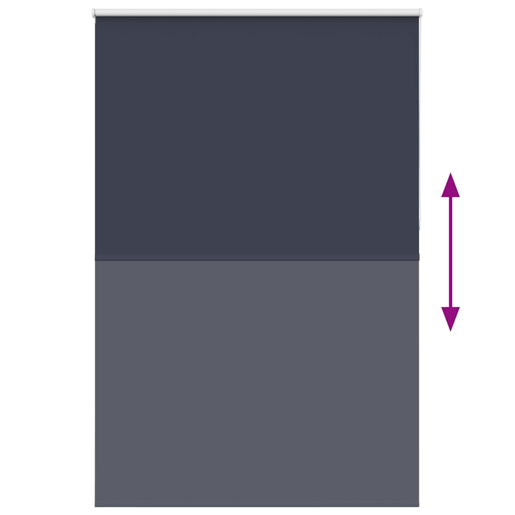 vidaXL Jaluzea cu role opace bleumarin Lățime țesătură 146,6 cm