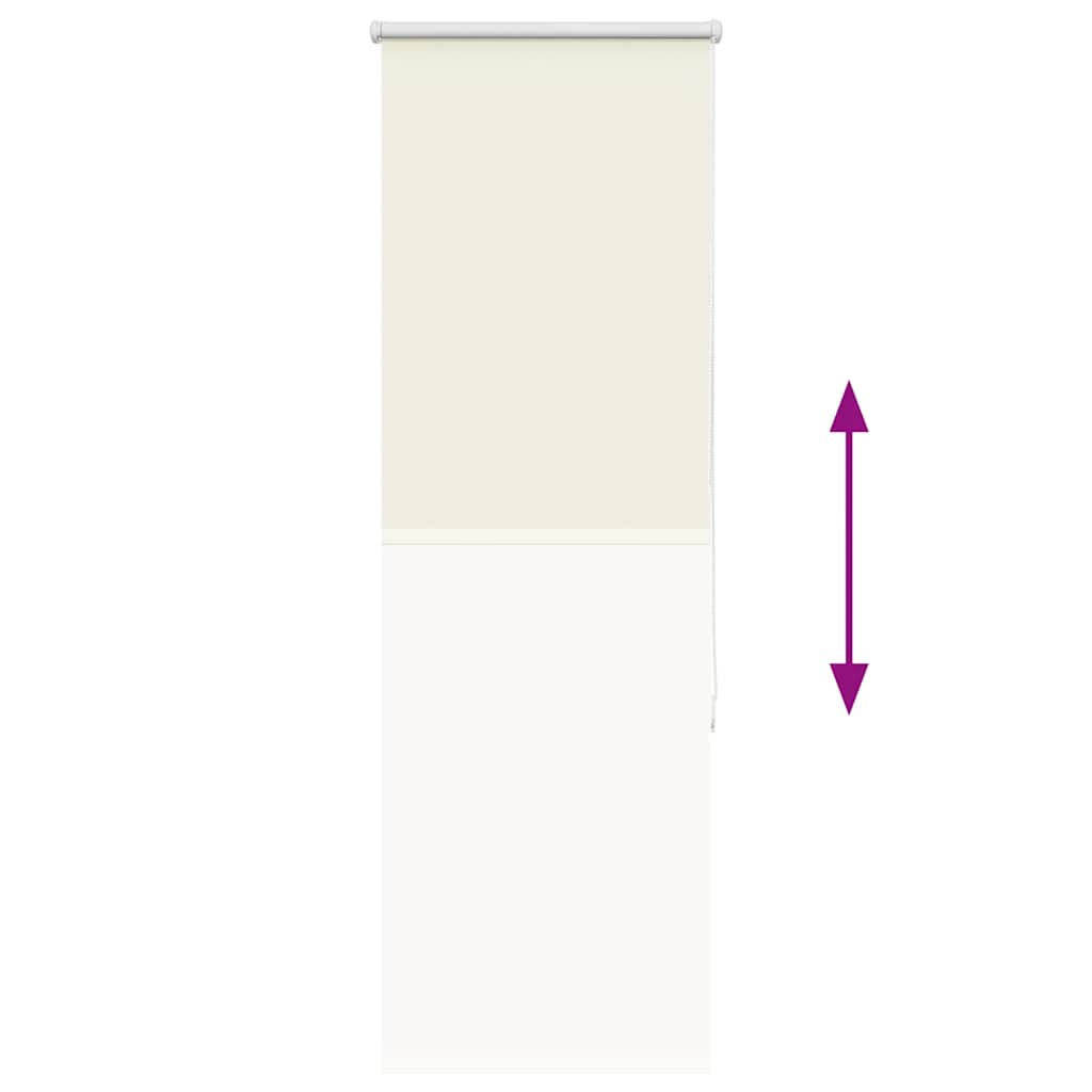 vidaXL Jaluzea cu role opace Ivoar 45x130 cm lățime material 40,7 cm