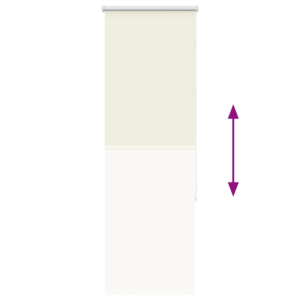vidaXL Jaluzea cu role opace Ivoar 50x130 cm lățime material 45,7 cm