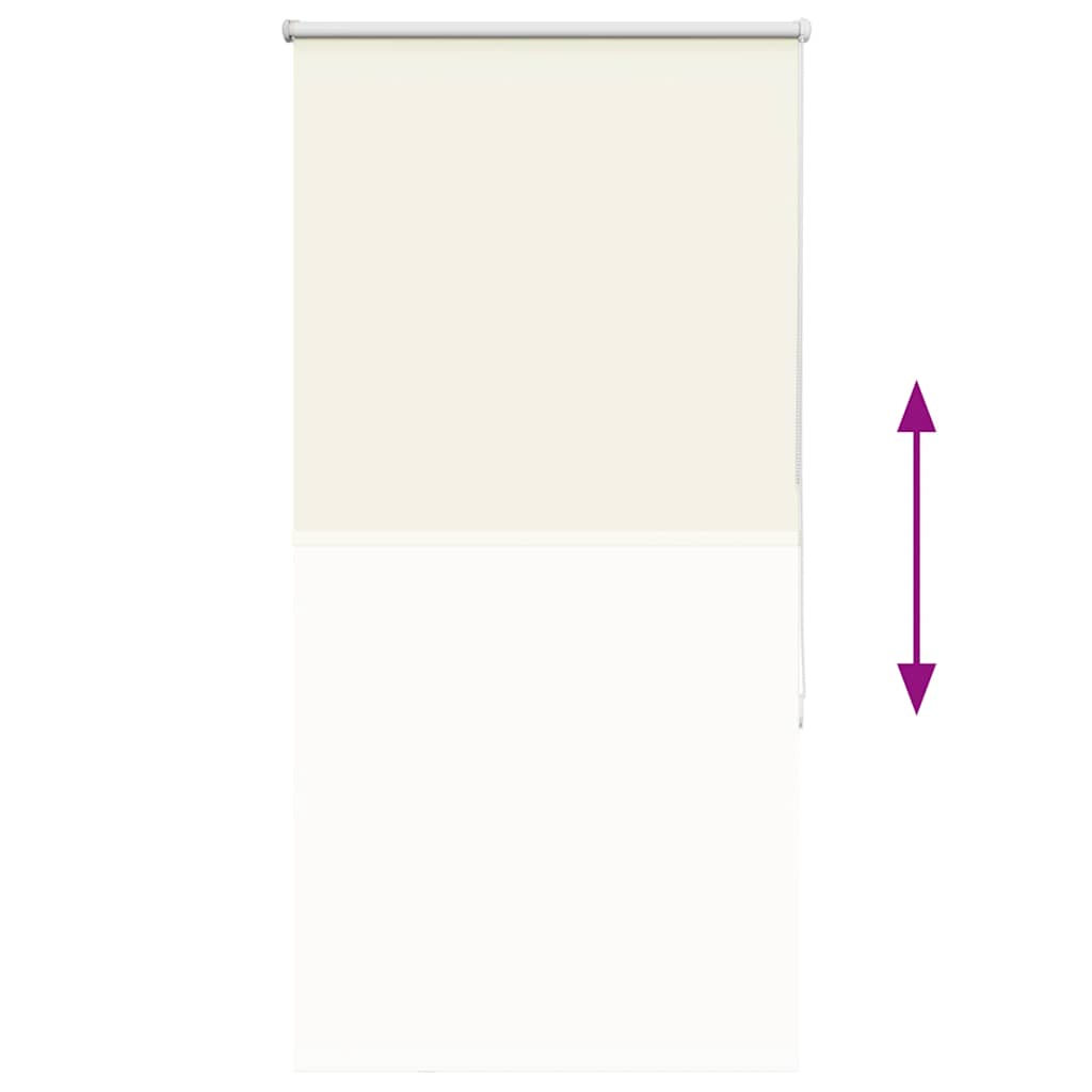 vidaXL Jaluzea cu role opace Ivoar 70x130 cm lățime material 65,7 cm