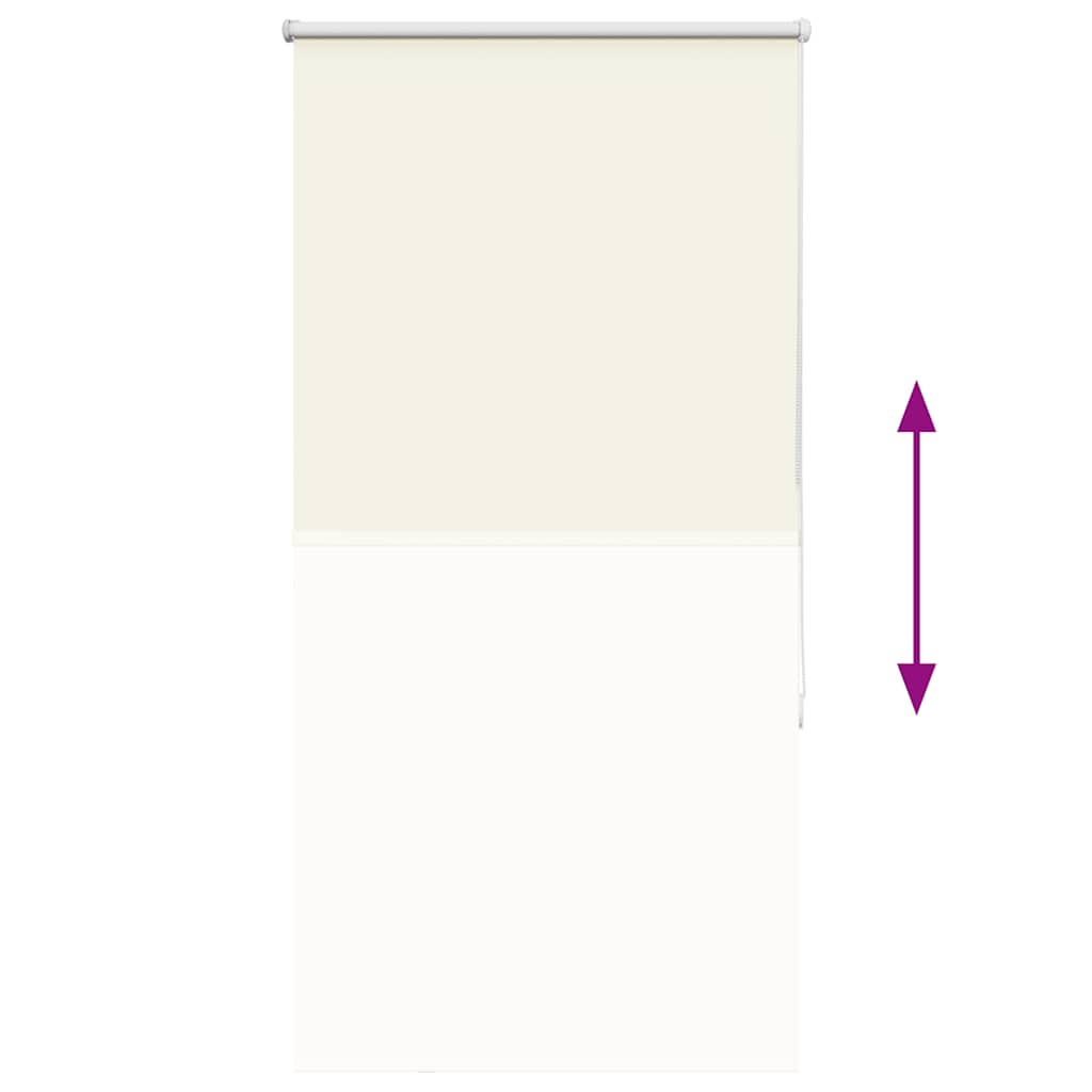 vidaXL Jaluzea cu role opace Ivoar 75x130 cm lățime material 70,7 cm
