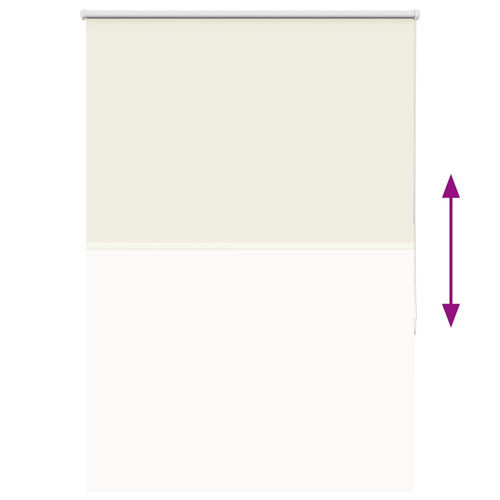 vidaXL Jaluzea cu role opace Ivoar 115x130 cm Lățime material 110,7 cm