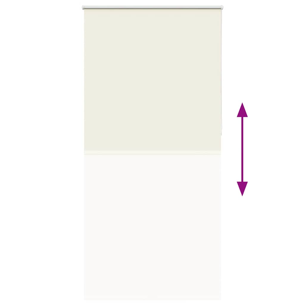 vidaXL Jaluzea cu role opace Ivoar 90x230 cm Lățime material 85,7 cm