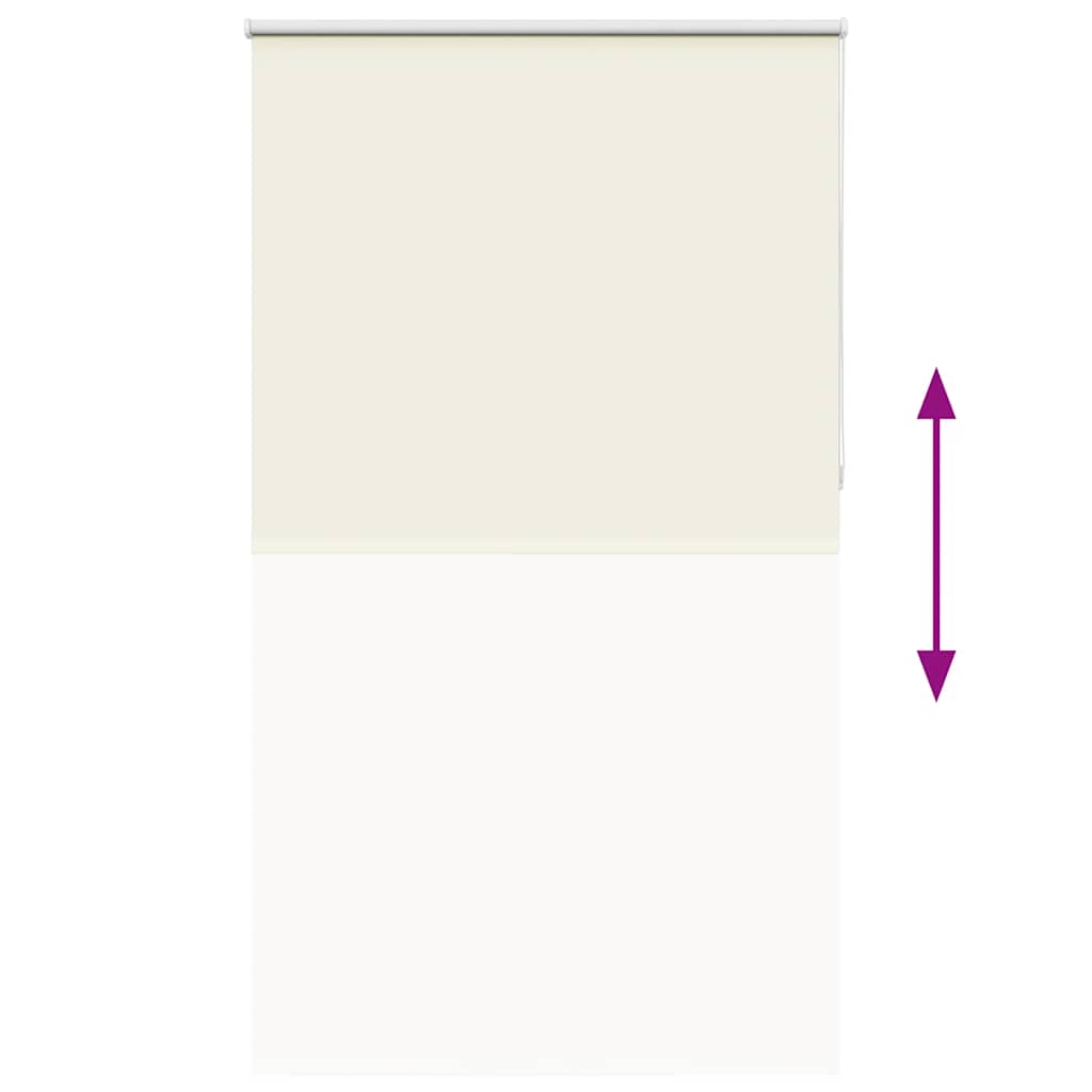 vidaXL Jaluzea cu role opace Ivoar 130x230 cm Lățime material 126,6 cm