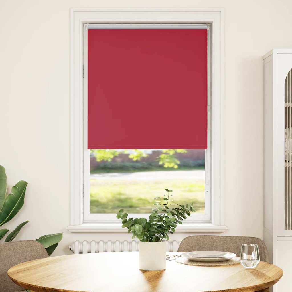 vidaXL Jaluzea cu role opace Roșu 70x150 cm lățime material 65,7 cm vidaXL Jaluzea cu role opace Roșu 70x150 cm lățime material 65,7 cm
