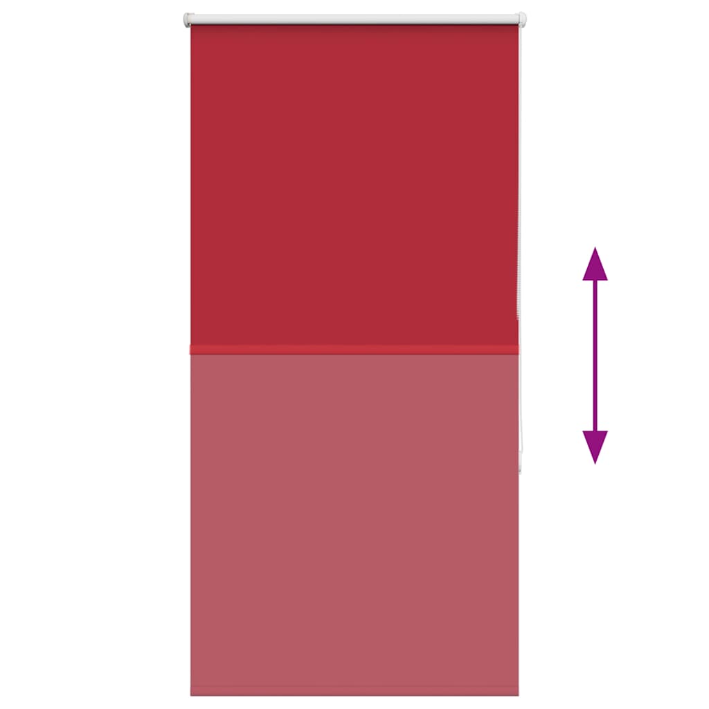 vidaXL Jaluzea cu role opace Roșu 85x150 cm lățime material 80,7 cm