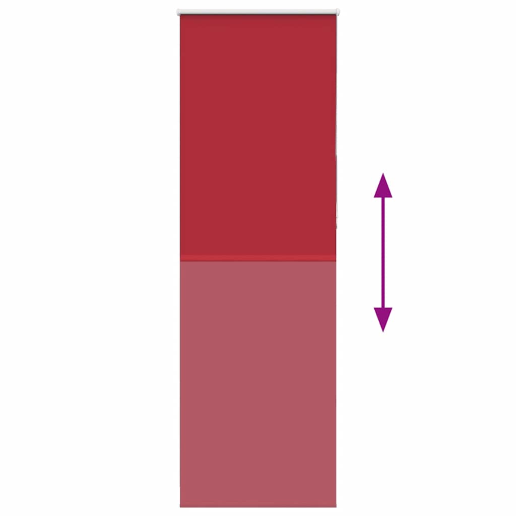 vidaXL Jaluzea cu role opace Roșu 80x230 cm lățime material 75,7 cm vidaXL Jaluzea cu role opace Roșu 80x230 cm lățime material 75,7 cm