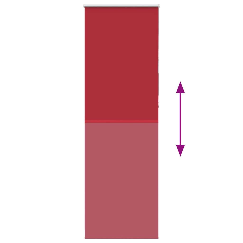 vidaXL Jaluzea cu role opace Roșu 85x230 cm lățime material 80,7 cm vidaXL Jaluzea cu role opace Roșu 85x230 cm lățime material 80,7 cm