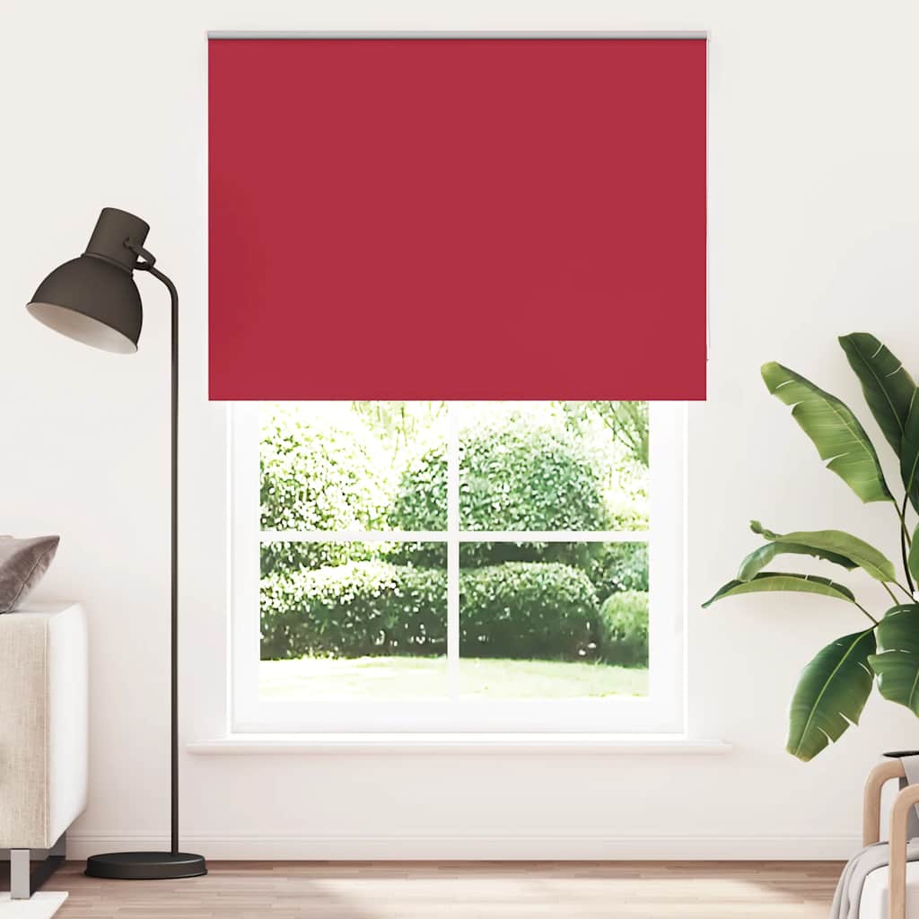 vidaXL Jaluzea cu role opace Roșu 155x230 cm Lățime material 151,6 cm