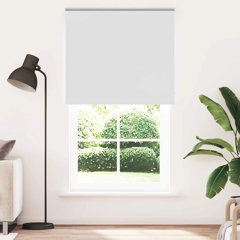 vidaXL Jaluzea cu role opace alb 135x210 cm Lățime material 131,6 cm