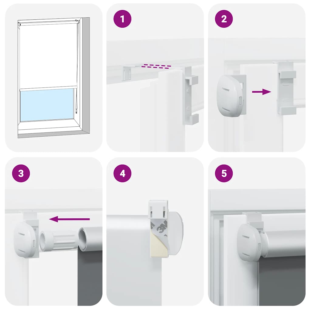 vidaXL Jaluzea cu role opace alb 60x230 cm lățime material 55,7 cm