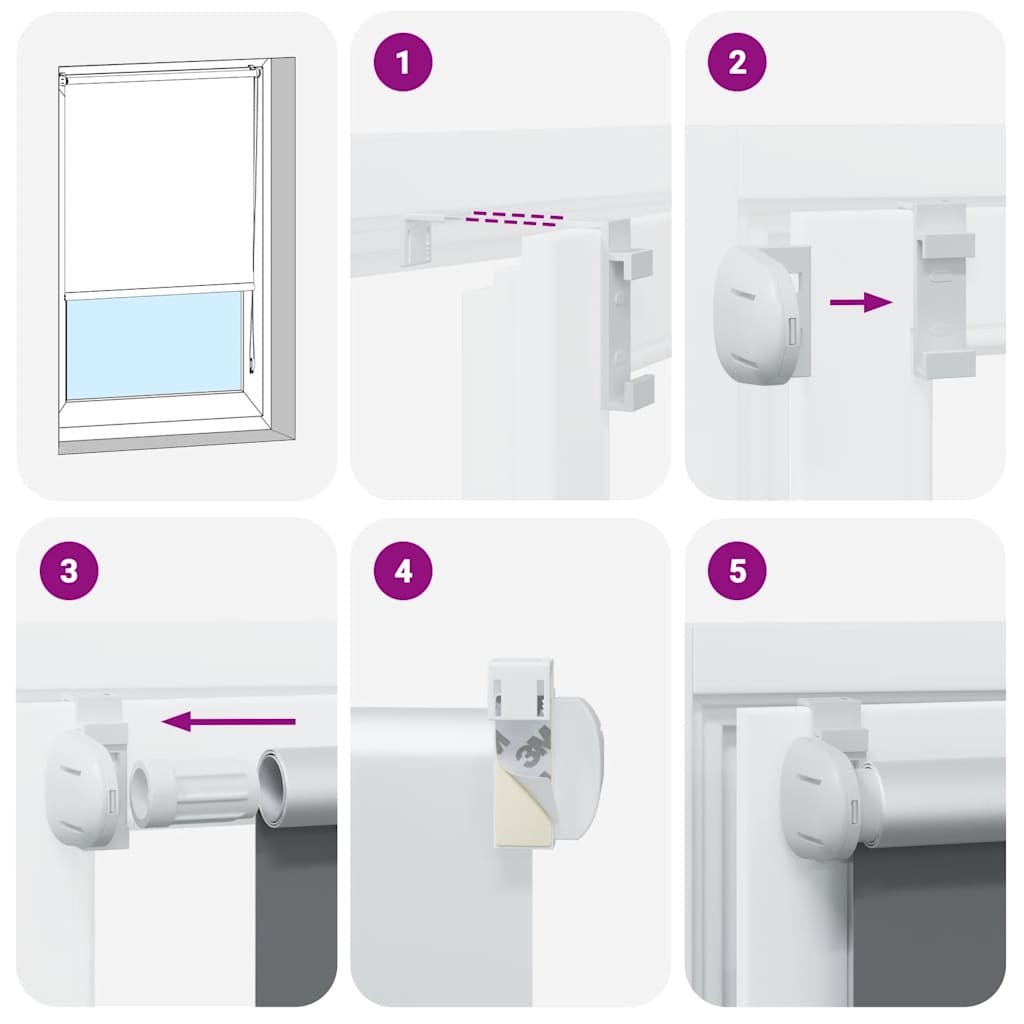 vidaXL Jaluzea cu role opace alb 95x230 cm Lățime material 90,7 cm