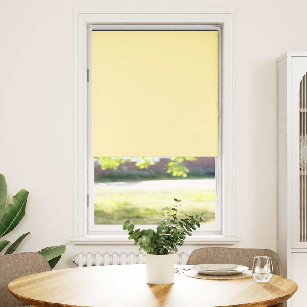 vidaXL Jaluzea cu role opace galben 80x150 cm lățime material 75,7 cm vidaXL Jaluzea cu role opace galben 80x150 cm lățime material 75,7 cm