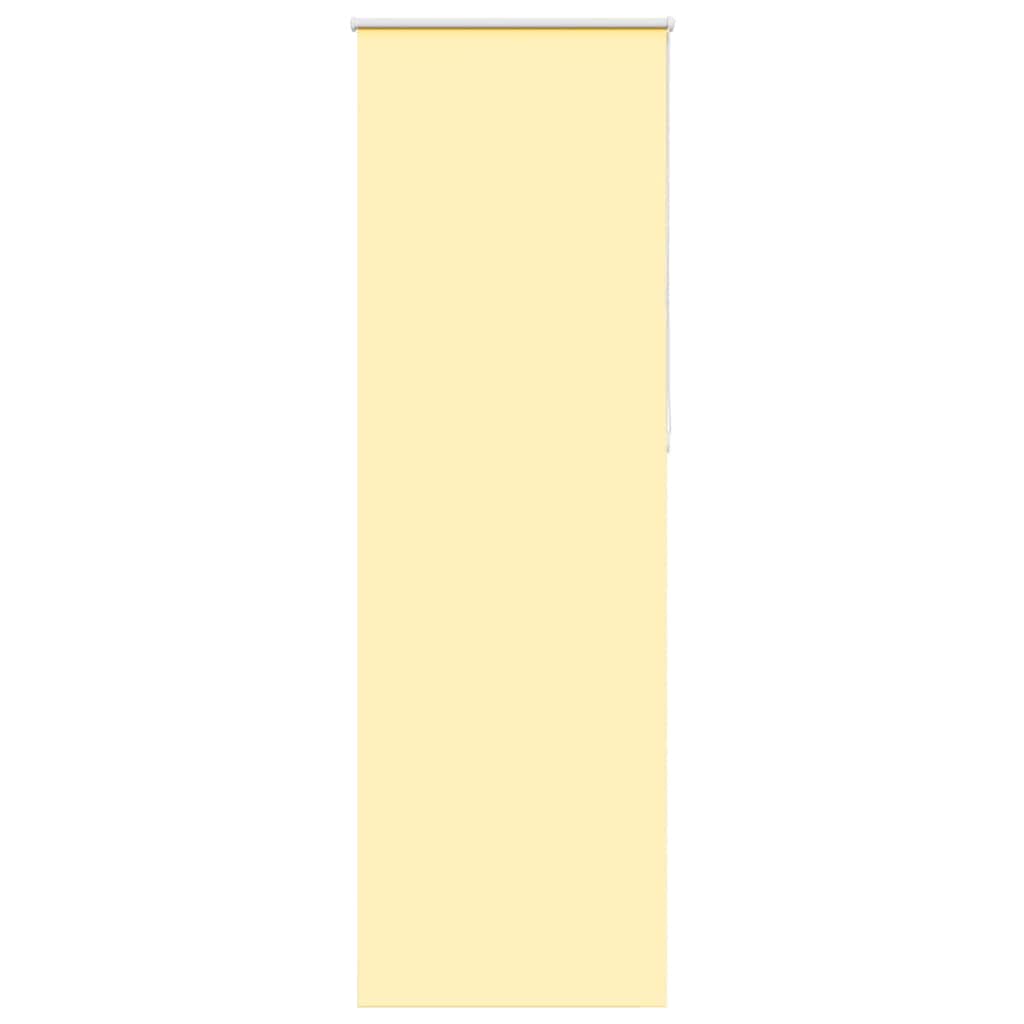 vidaXL Jaluzea cu role opace Galben 75x210 cm lățime material 70,7 cm