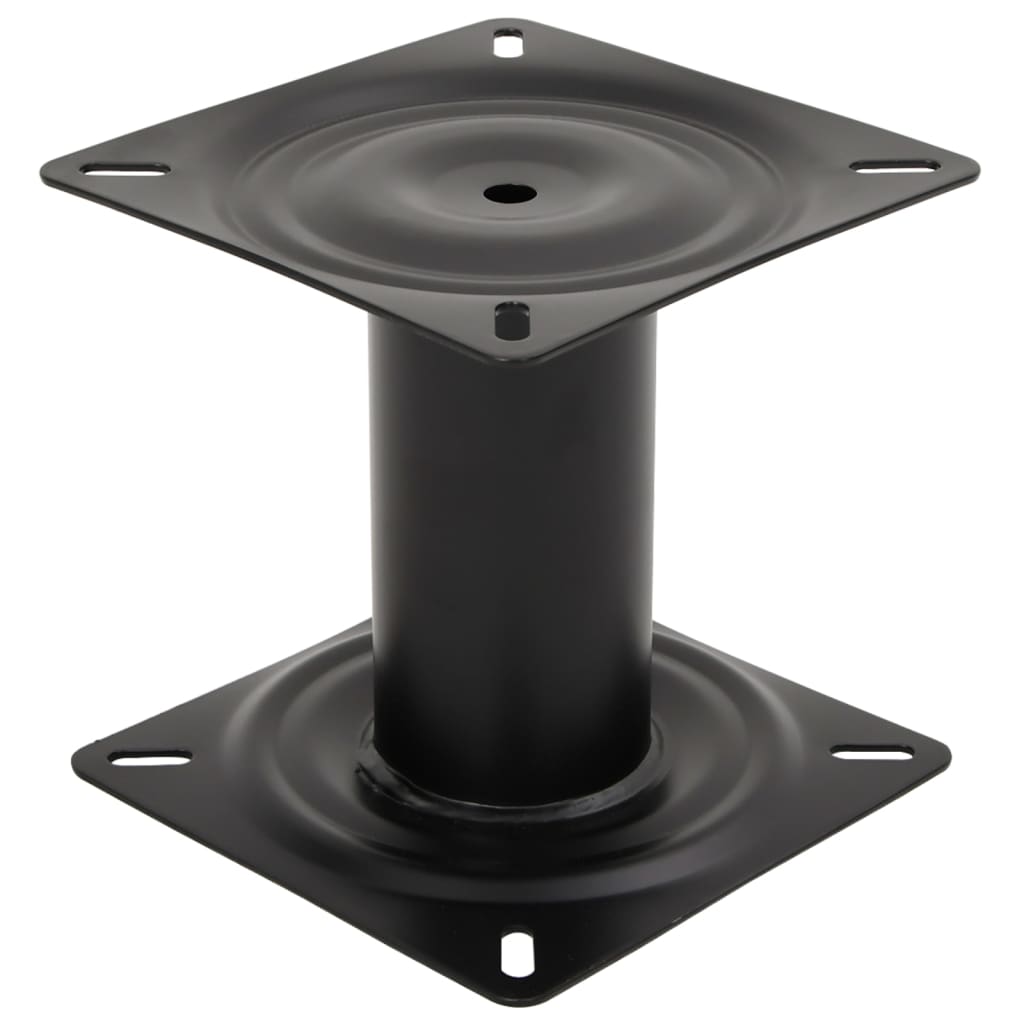 vidaXL Piedestal pentru scaun de barcă, negru, 18 cm, oțel vidaXL Piedestal pentru scaun de barcă, negru, 18 cm, oțel