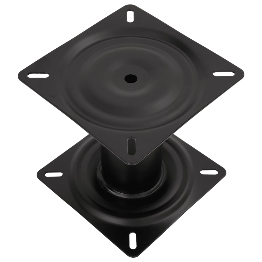 vidaXL Piedestal pentru scaun de barcă, negru, 18 cm, oțel vidaXL Piedestal pentru scaun de barcă, negru, 18 cm, oțel