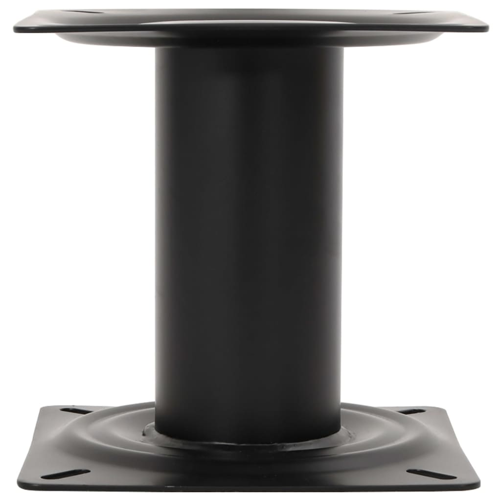 vidaXL Piedestal pentru scaun de barcă, negru, 18 cm, oțel vidaXL Piedestal pentru scaun de barcă, negru, 18 cm, oțel