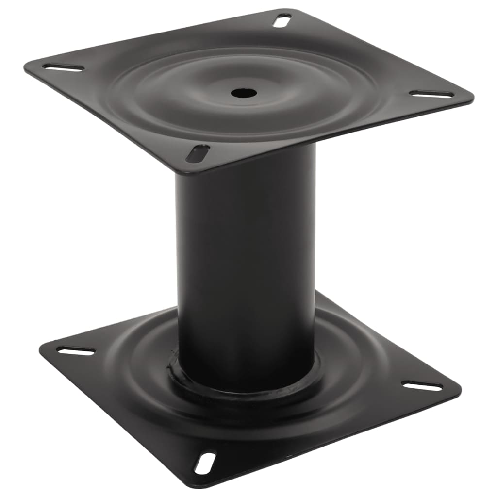 vidaXL Piedestal pentru scaun de barcă, negru, 18 cm, oțel vidaXL Piedestal pentru scaun de barcă, negru, 18 cm, oțel