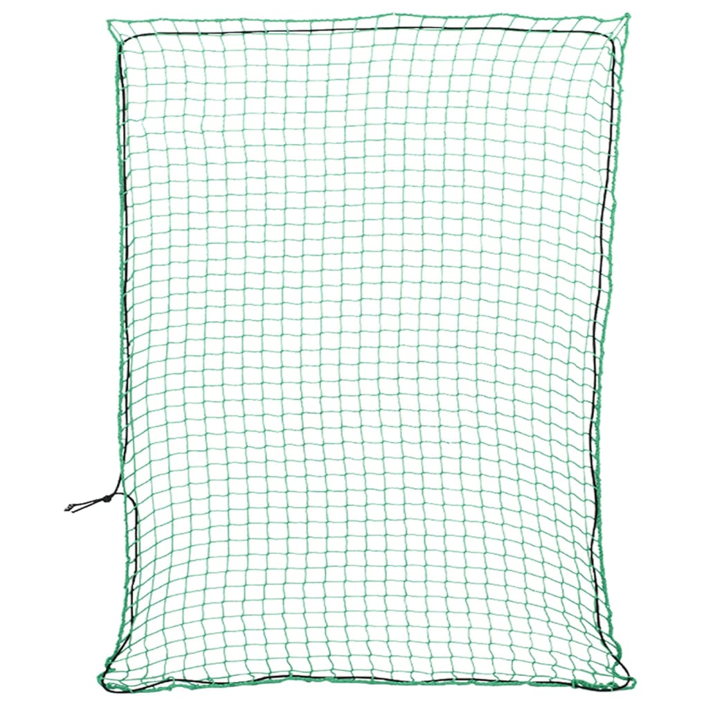 vidaXL Plasă de remorcă cu funie elastică, verde, 3x2,5 m, PP vidaXL Plasă de remorcă cu funie elastică, verde, 3x2,5 m, PP