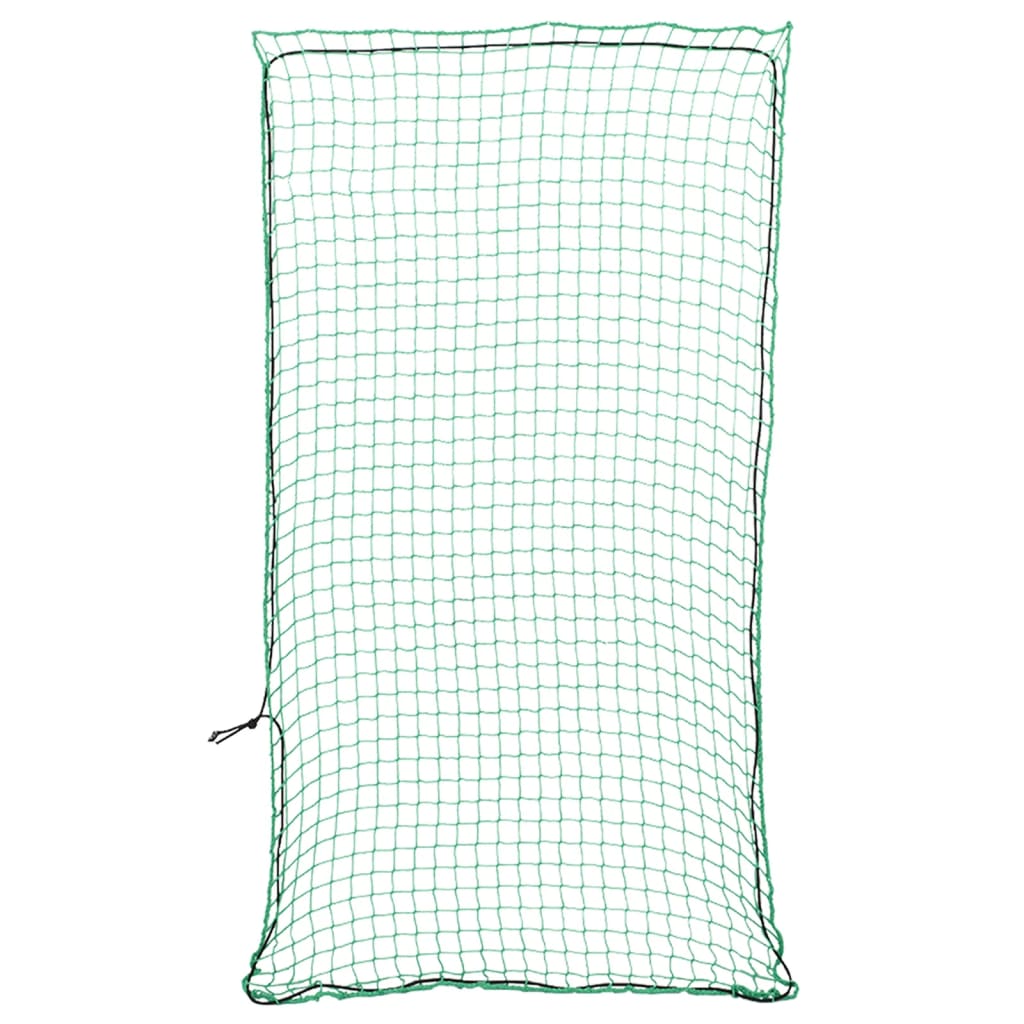 vidaXL Plasă de remorcă cu funie elastică, verde, 6x3 m, PP