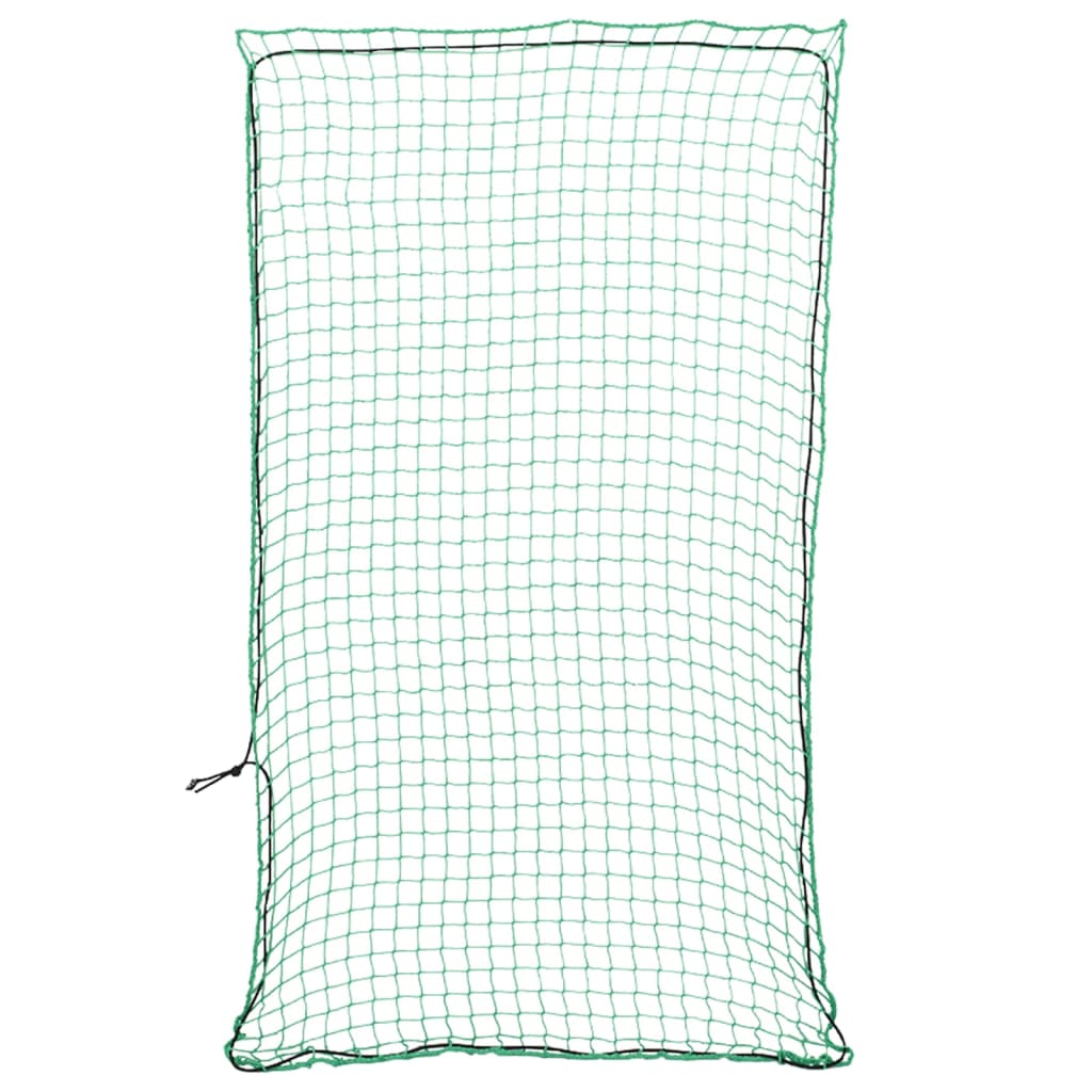 vidaXL Plasă de remorcă cu funie elastică, verde, 6x3,5 m, PP
