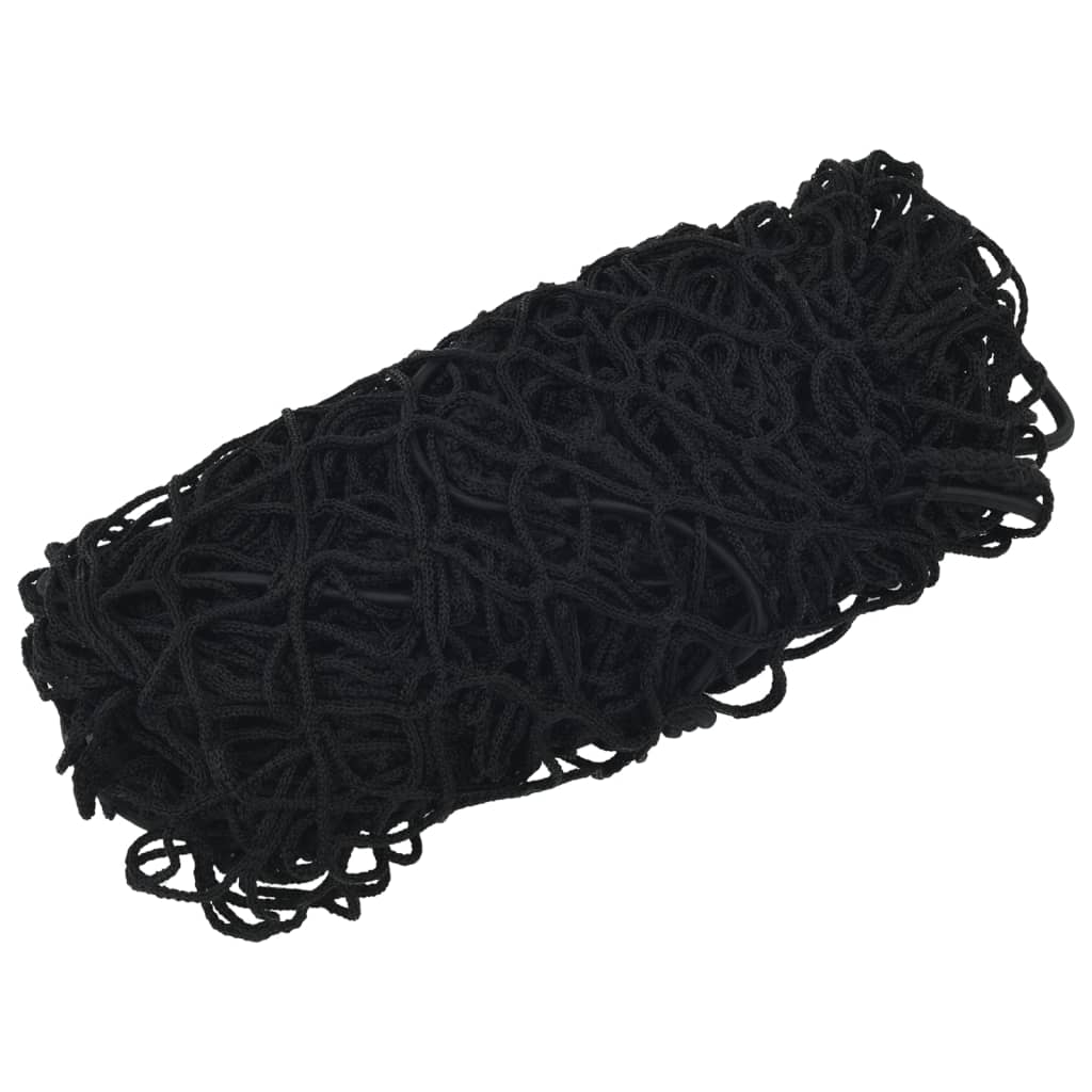 vidaXL Plasă de remorcă cu funie elastică, negru, 2,7x1,5 m, PP