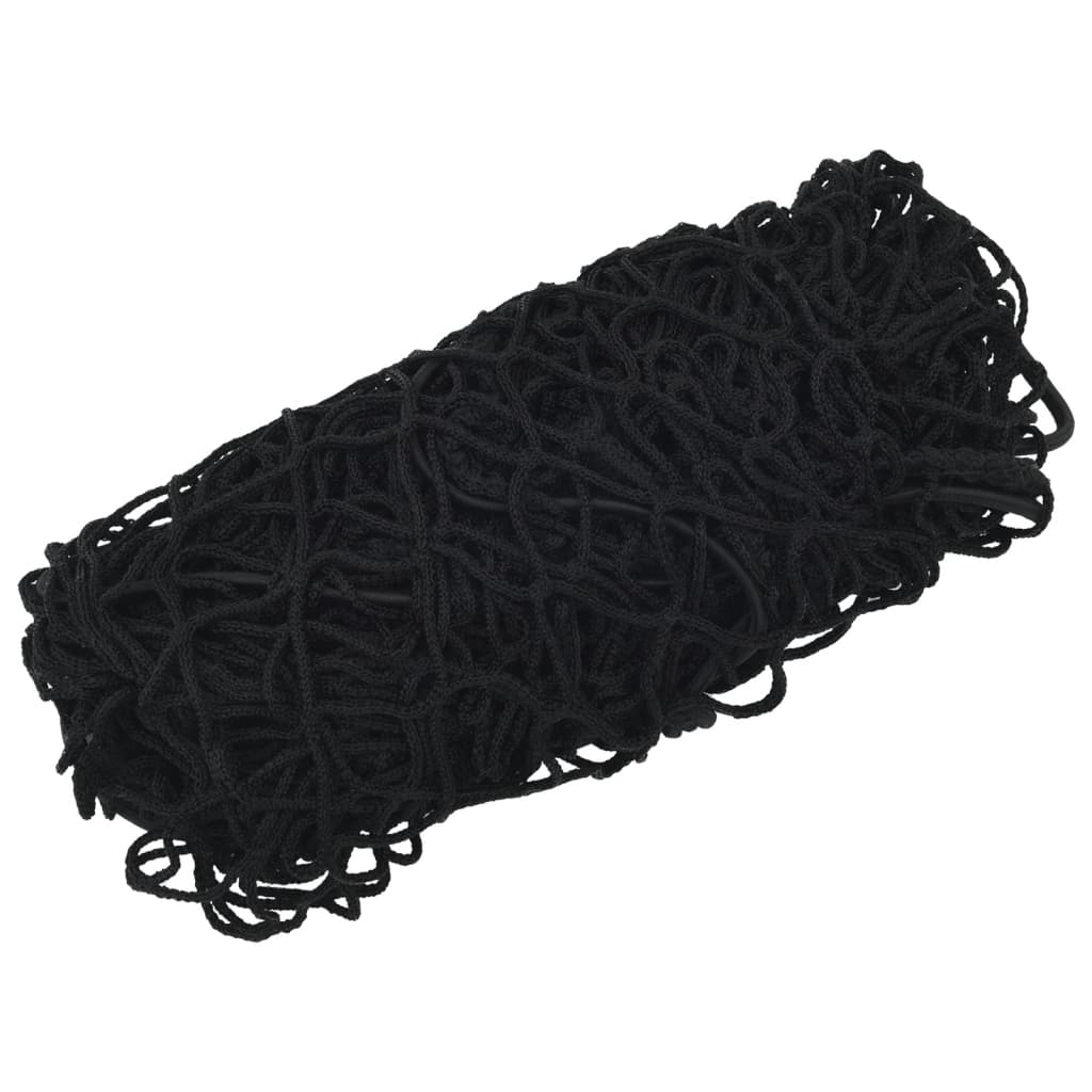 vidaXL Plasă de remorcă cu funie elastică, negru, 5x3 m, PP