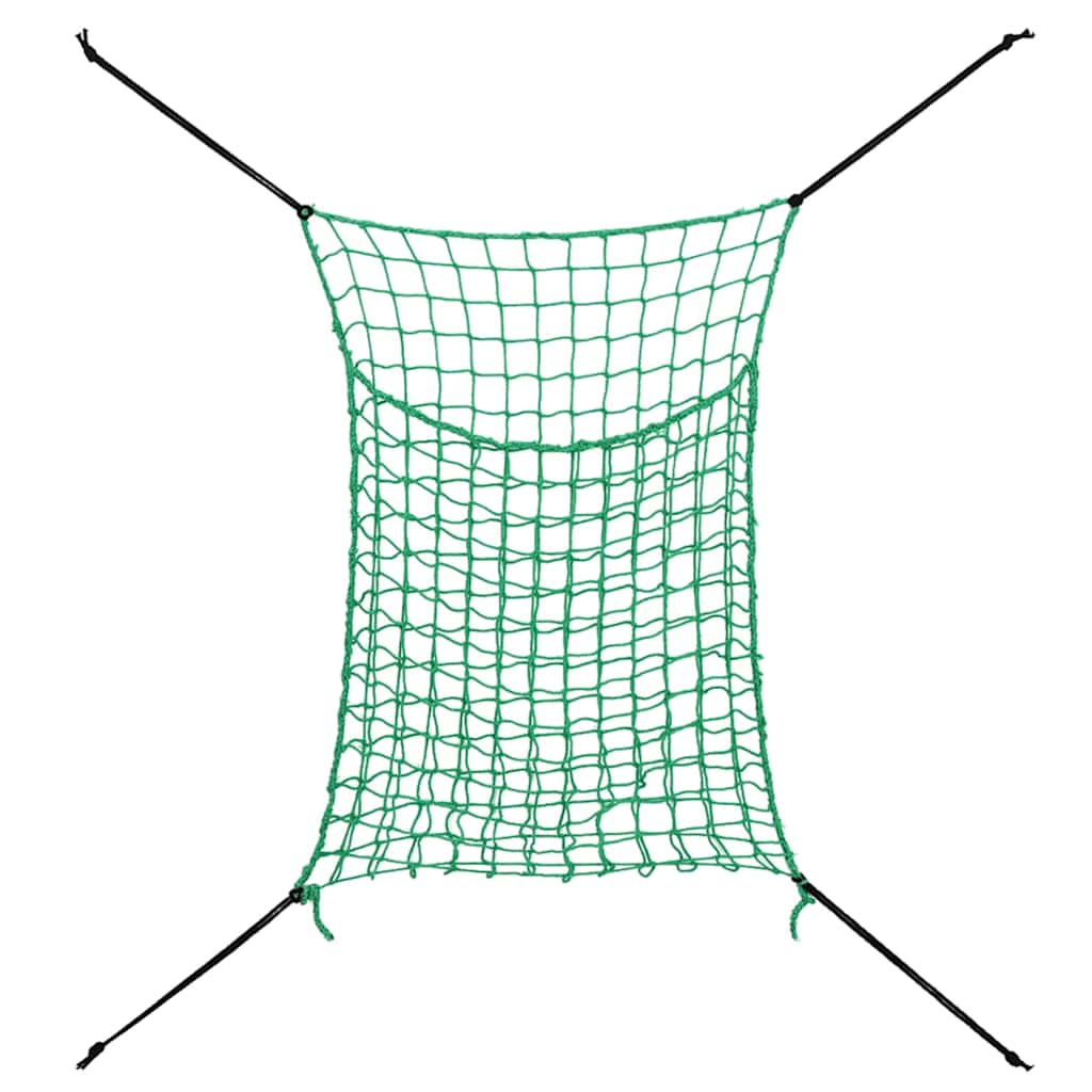 vidaXL Plase pentru fân, 2 buc, verde, dreptunghiulară, 200x120 cm, PP vidaXL Plase pentru fân, 2 buc, verde, dreptunghiulară, 200x120 cm, PP