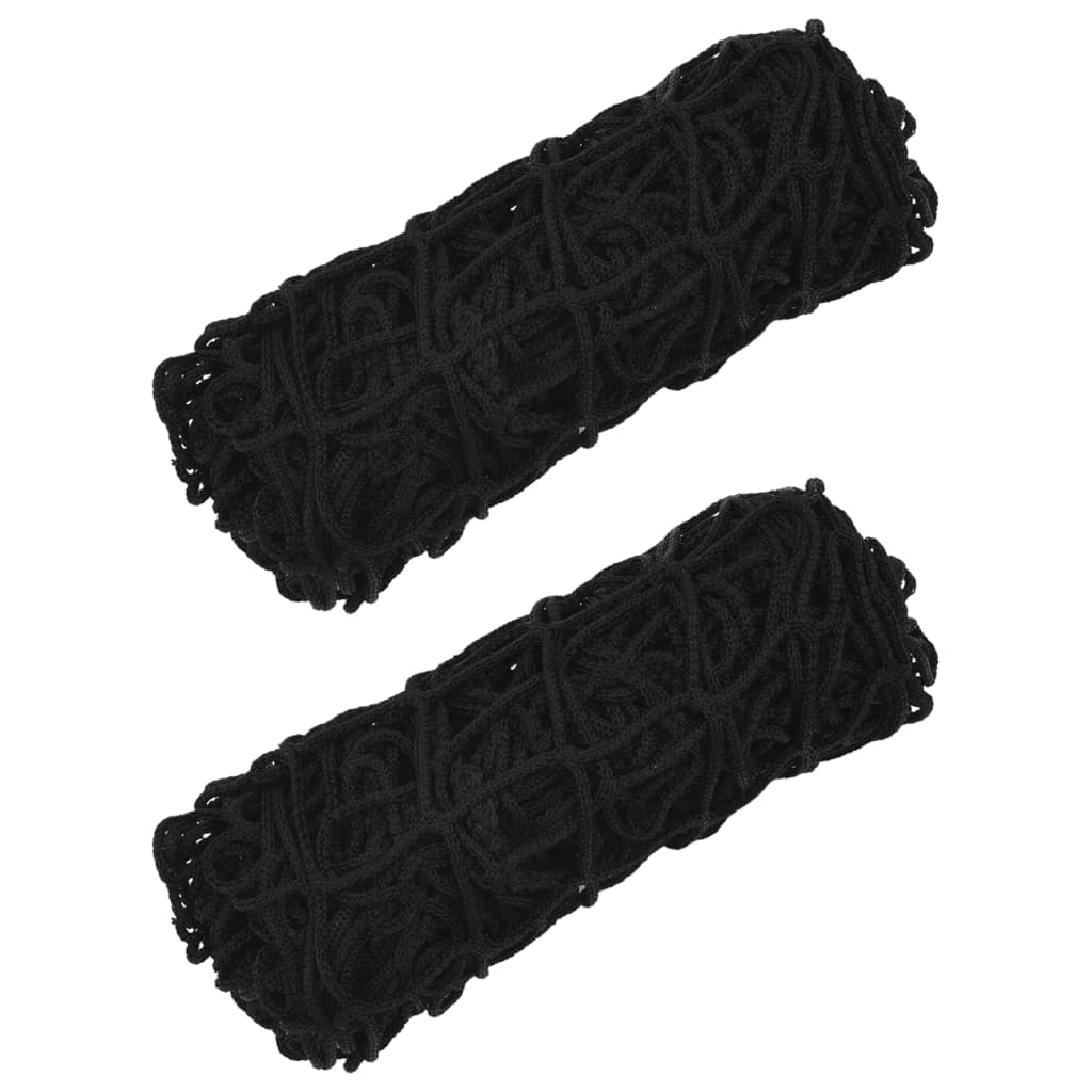 vidaXL Plase pentru fân, 2 buc, negru, dreptunghiulară, 100x90 cm, PP vidaXL Plase pentru fân, 2 buc, negru, dreptunghiulară, 100x90 cm, PP