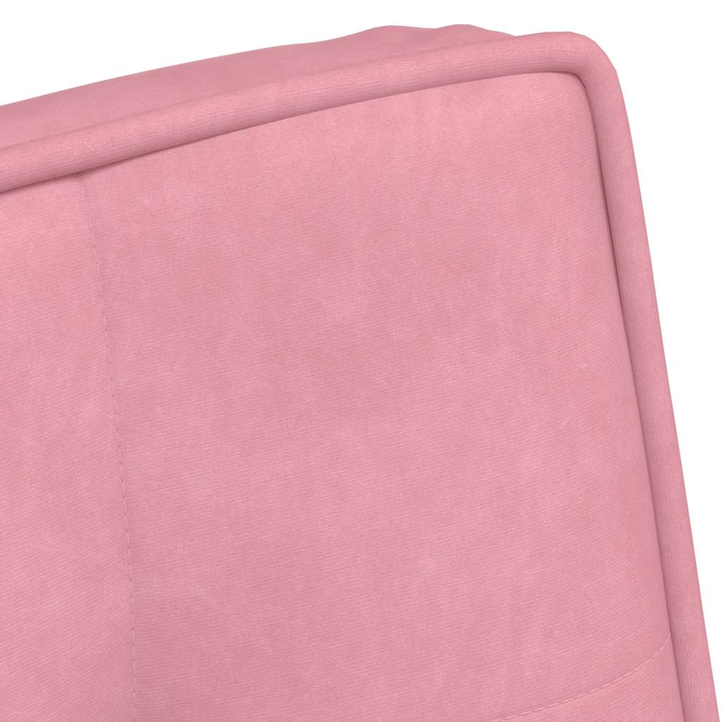 vidaXL Scaun de relaxare roz 64x74x84 cm catifea