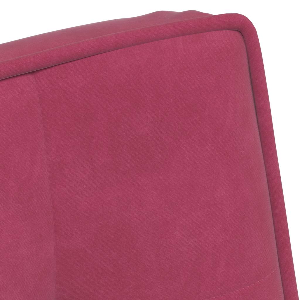 vidaXL Scaun de relaxare Vin Roșu 64x74x84 cm catifea