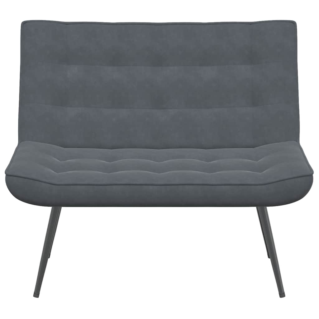 vidaXL Bancă gri închis 110x74x84 cm catifea