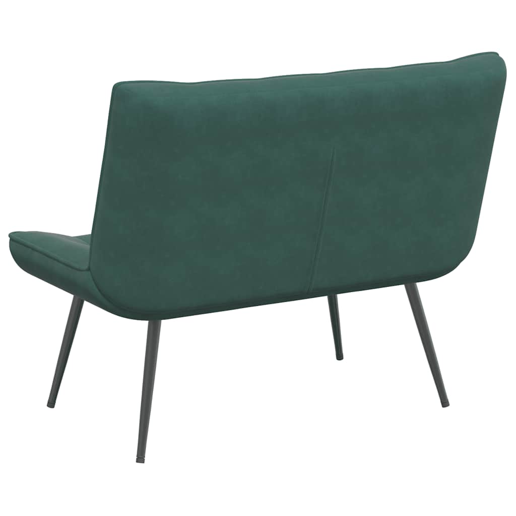vidaXL Bancă verde închis 110x74x84 cm catifea vidaXL Bancă verde închis 110x74x84 cm catifea