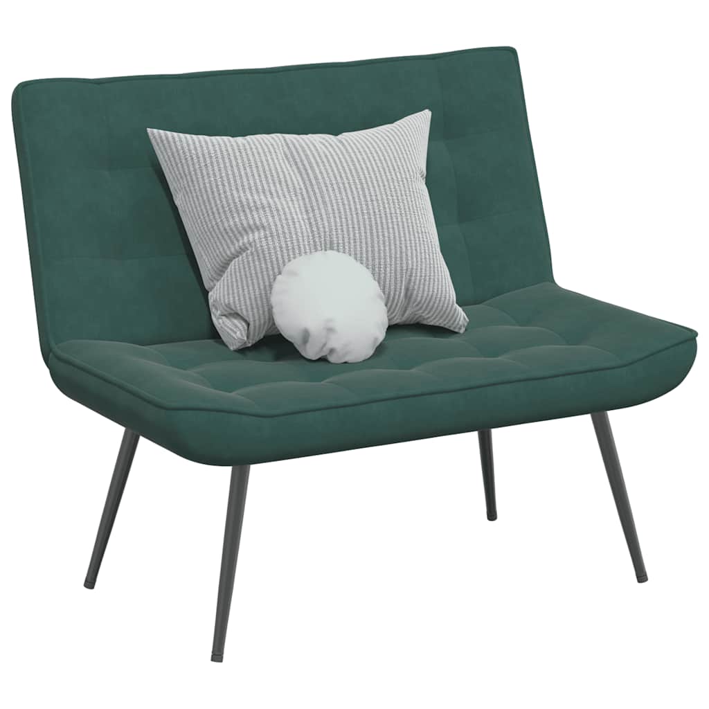 vidaXL Bancă verde închis 110x74x84 cm catifea vidaXL Bancă verde închis 110x74x84 cm catifea