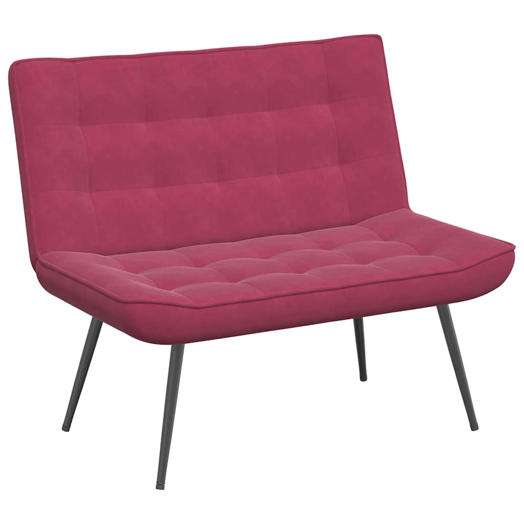 vidaXL Bancă Vin Roșu 110x74x84 cm catifea vidaXL Bancă Vin Roșu 110x74x84 cm catifea