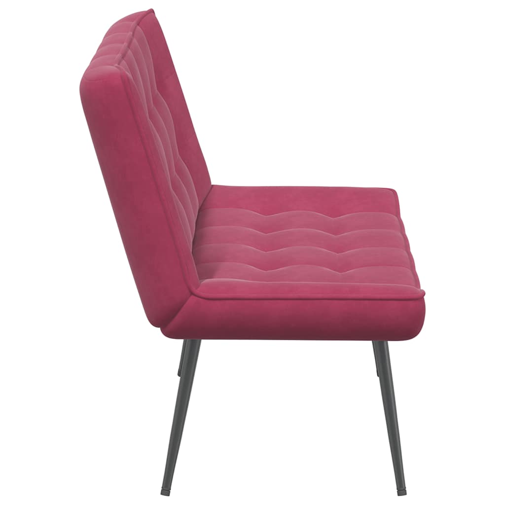 vidaXL Bancă Vin Roșu 110x74x84 cm catifea vidaXL Bancă Vin Roșu 110x74x84 cm catifea