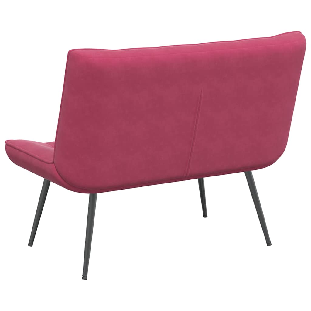 vidaXL Bancă Vin Roșu 110x74x84 cm catifea vidaXL Bancă Vin Roșu 110x74x84 cm catifea