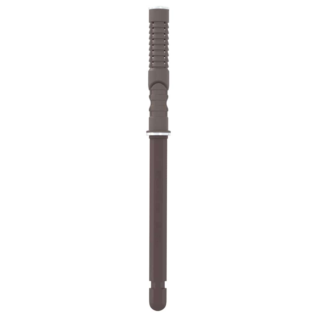 vidaXL Brackets pentru rafturi flotante 12 pcs Maro Ø10 x 170 mm Oțel vidaXL Brackets pentru rafturi flotante 12 pcs Maro Ø10 x 170 mm Oțel