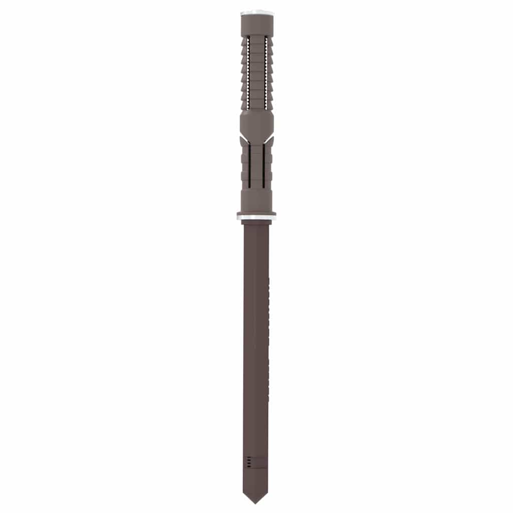 vidaXL Brackets pentru rafturi flotante 12 pcs Maro Ø10 x 170 mm Oțel vidaXL Brackets pentru rafturi flotante 12 pcs Maro Ø10 x 170 mm Oțel